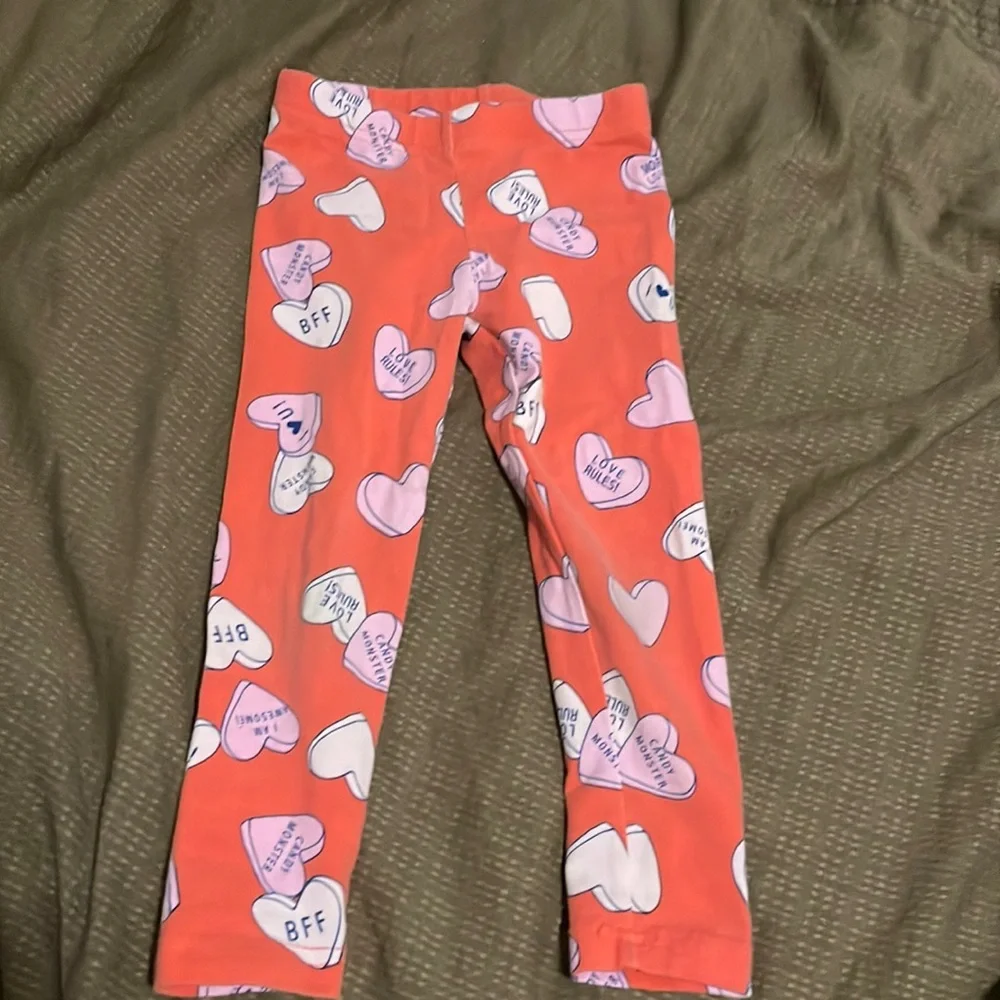 Oshkosh valentines leggings